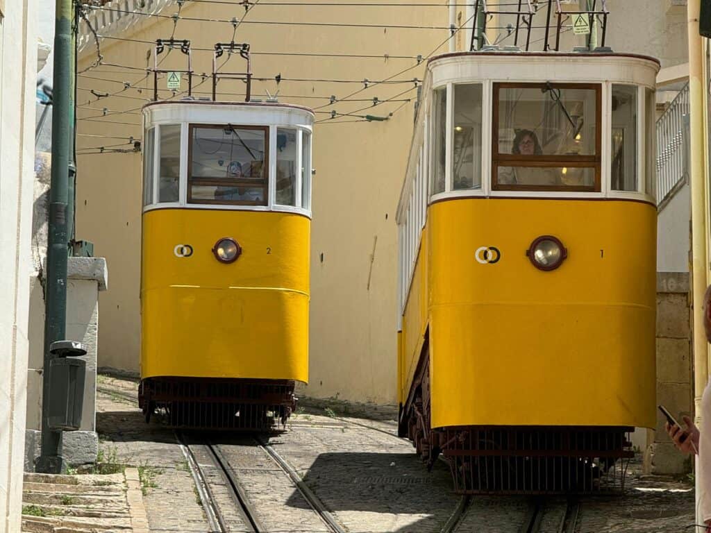 Lisabon tramvaje a lanovky