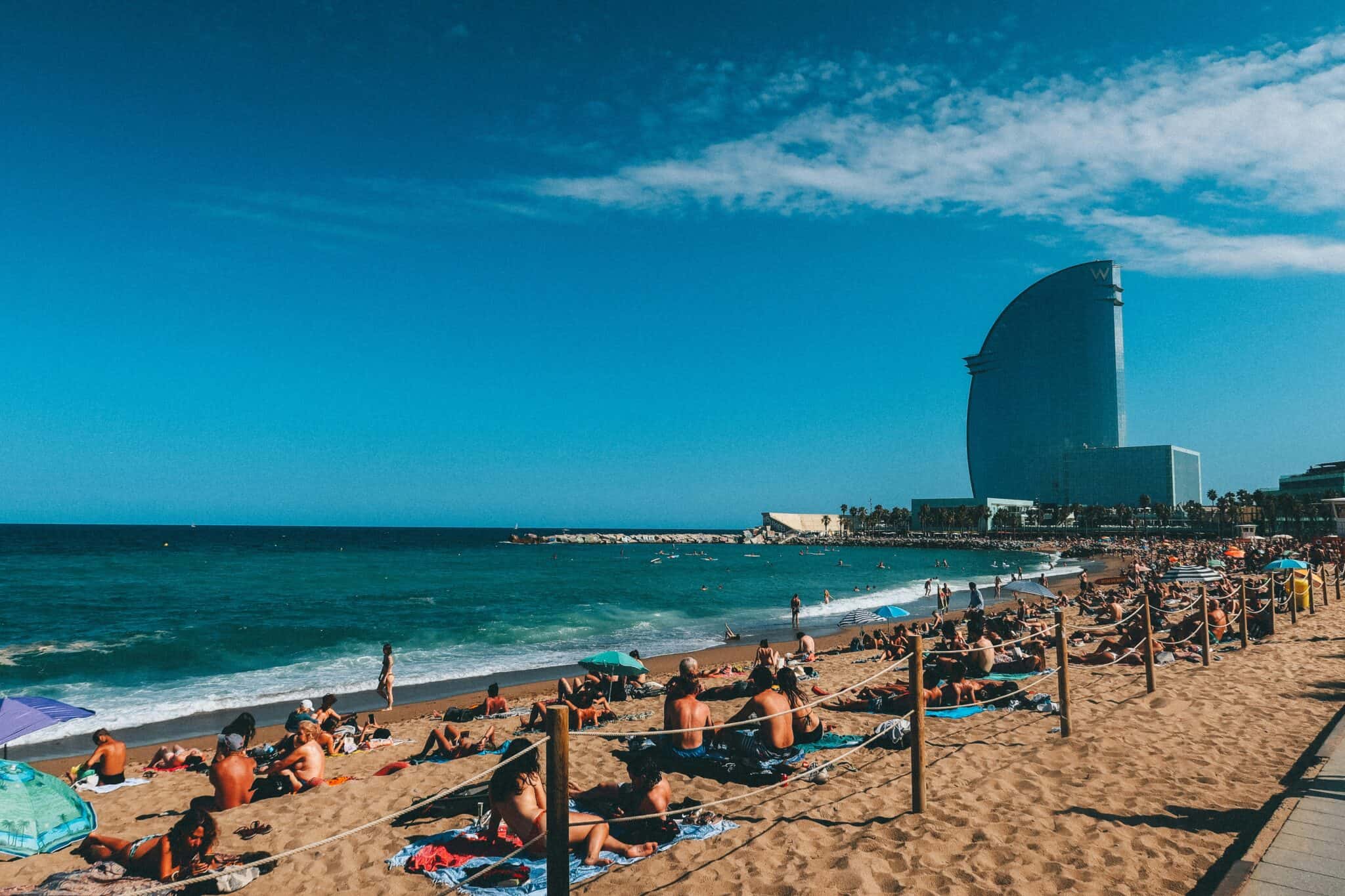 Barcelona pláže