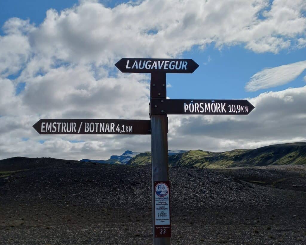 Laugavegur itinerář