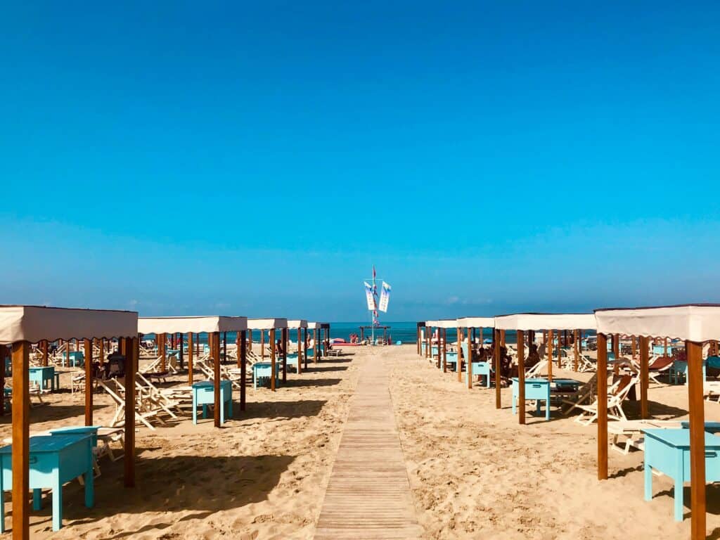 Viareggio pláže