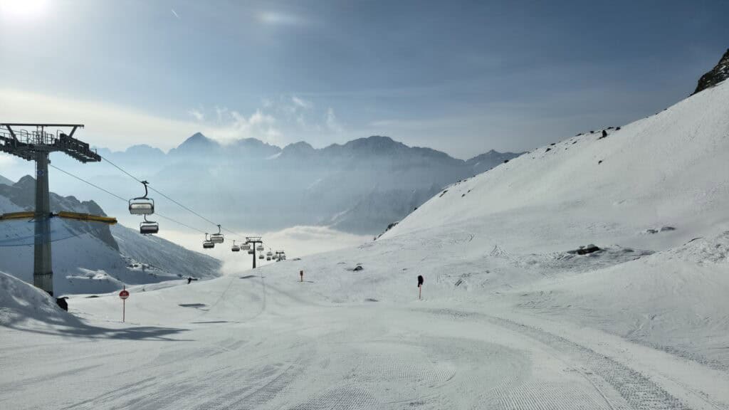 Lyžování v Passo del Tonale