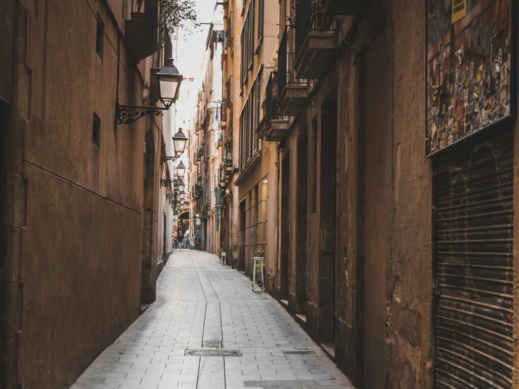 Gotická čtvrť Barcelona